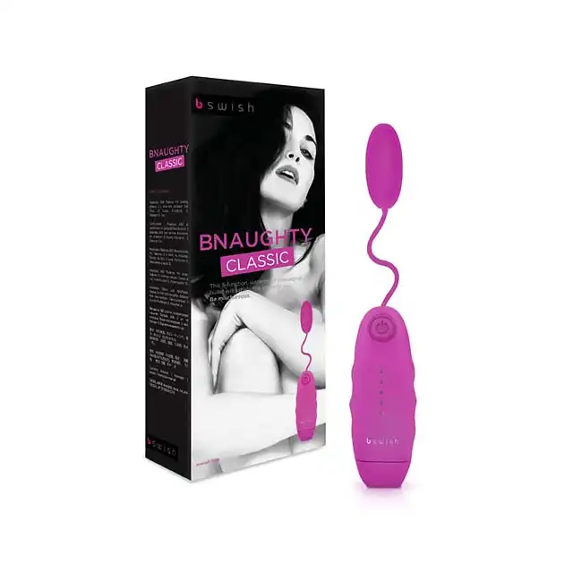 B Swish - Bnaughty Classic Hot Pink. Jajeczko wibrujące.
