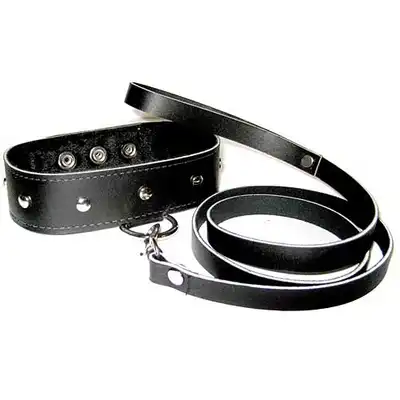 Sportsheets - Learher Leash &amp; Collar - Smycz i obroża.
