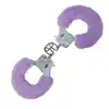 Toy Joy - Furry Fun Cuffs - kajdanki. Bestseller! Fioletowe