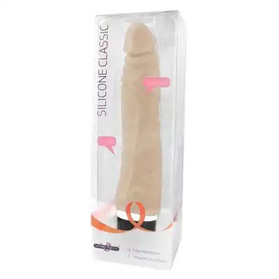 Silicone Classic Original Vibrator Natural - 7 programów.