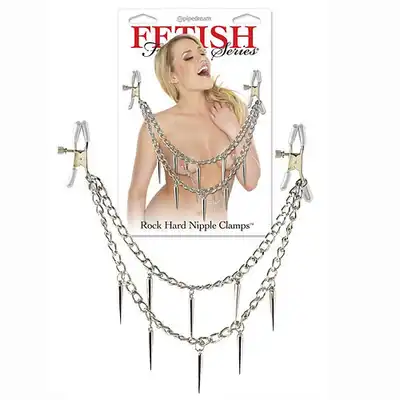 Fetish Fantasy - Rock Hard Nipple Clamps.