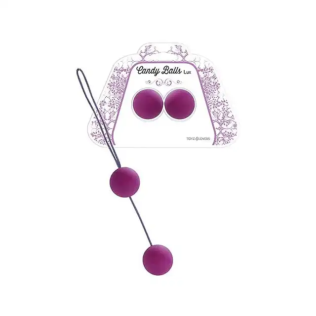 Toyz4Lovers - Candy Balls Lux- Wrzosowe Satynowe Kulki Gejszy.