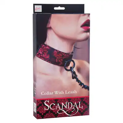 Scandal - Collar With Leash. Obroża ze smyczką.