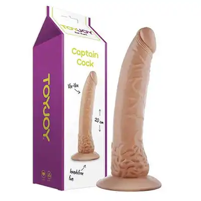 Toy Joy - Capitan Cock. Realistyczne dildo z przyssawką.