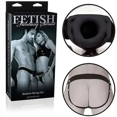 Fetish Fantasy - Hollow Strap-On Black. Unisex.
