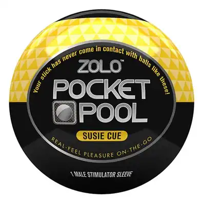 Zolo - Pocket Pool Susie Cue. Kieszonkowy masturbator męski.