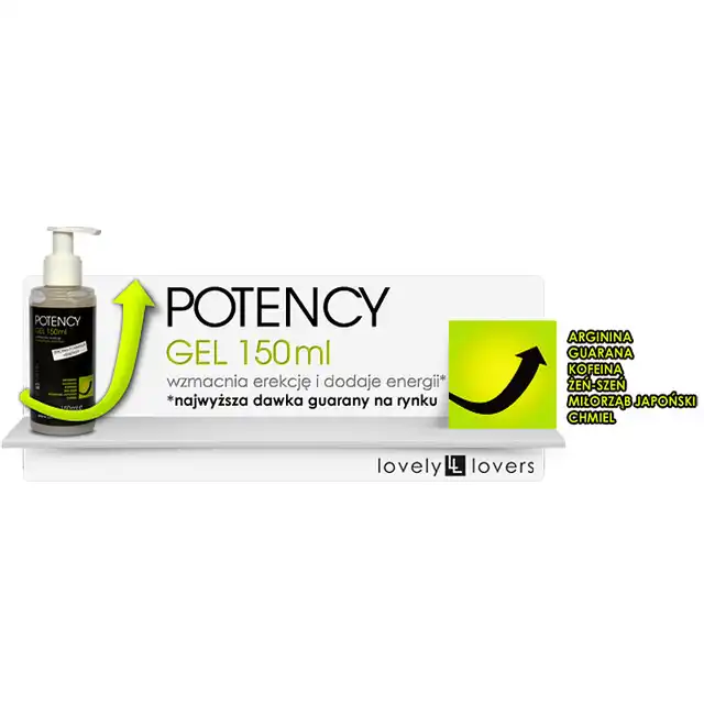 Lovely Lovers - Potency Gel 150ml.- Wspomaga erekcję!