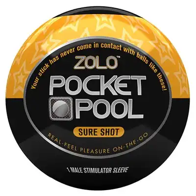 Zolo - Pocket Pool Sure Shot.Kieszonkowy masturbator męski.