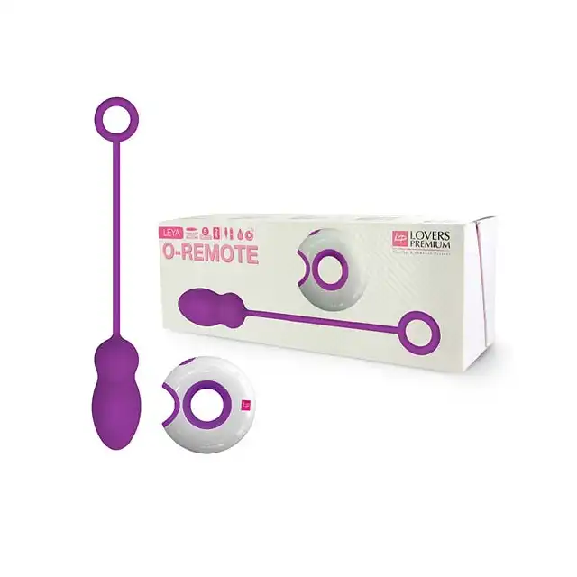 LoversPremium - O-Remote Control Egg Purple Leya