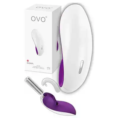 Ovo - Layon T1 White/Purple mini stymulator