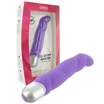Feelz Toys - Gino Vibrator Purple. Stymulacja punktu G.