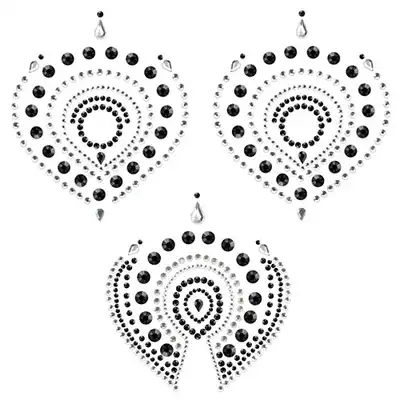 Bijoux Indiscrets - Flamboyant Black &amp; Silver.