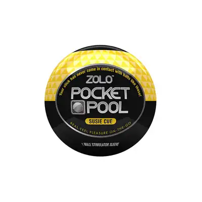 Zolo - Pocket Pool Susie Cue. Kieszonkowy masturbator męski.