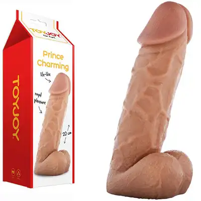 Toy Joy - Prince Charming 20 cm - Royal Flesh - Realistyczne dildo.