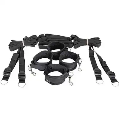 Sportsheets - Under The Bed Restraint System - Zestaw do zniewalania.