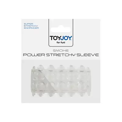 Toy Joy  - Power Stretchy Sleeve Clear - Rozciągliwa nakładka