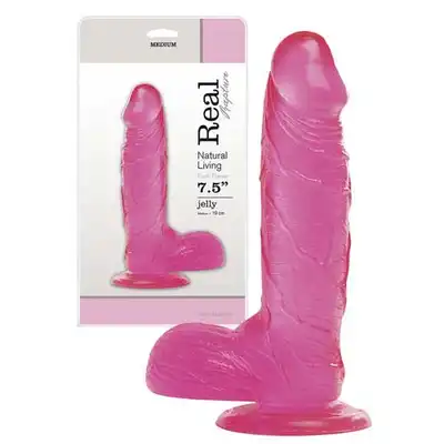 Real Rapture -  Realistyczne Dildo Żelowe 19 cm.