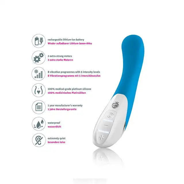 Mystim - Al Punto Vibrator Blue