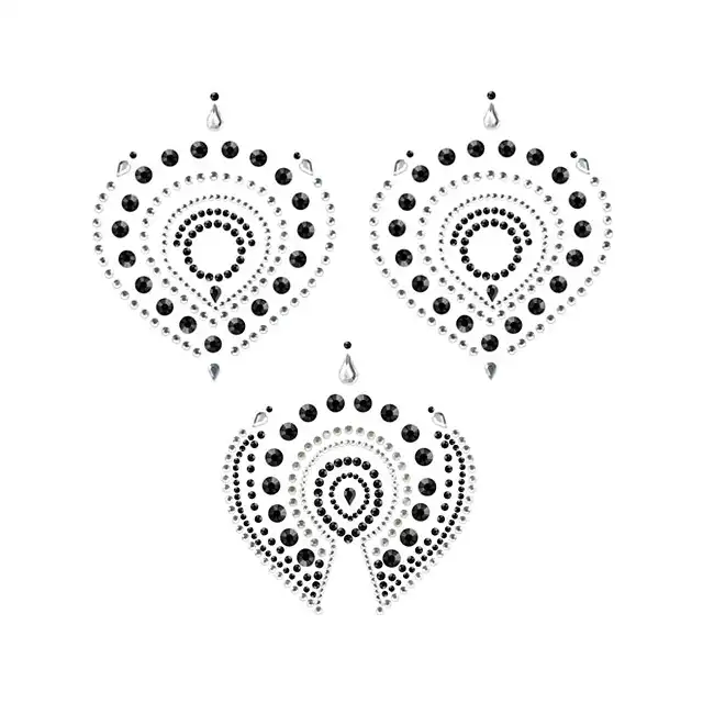 Bijoux Indiscrets - Flamboyant Black &amp; Silver.