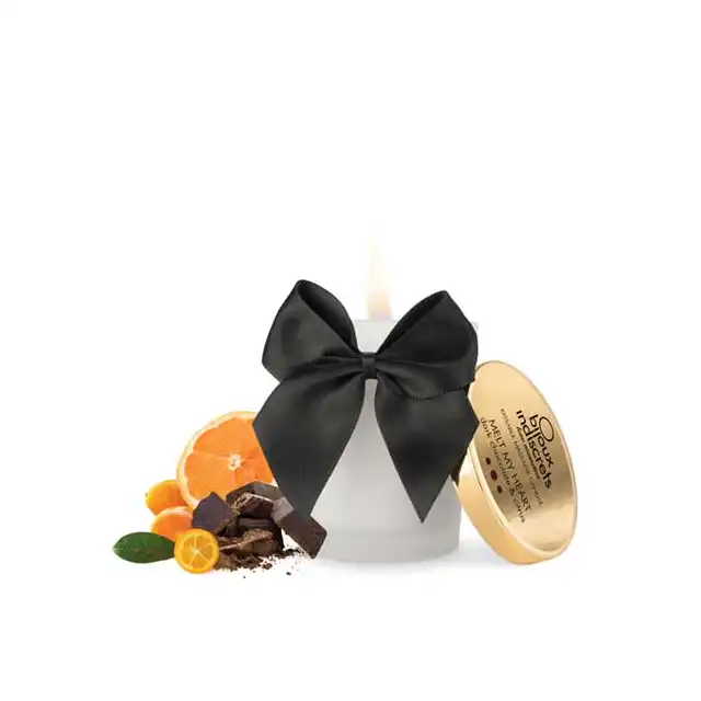 Bijoux Cosm&amp;#232;tiques - Dark Chocolate Massage Candle. Zapachowa świeca do masażu.