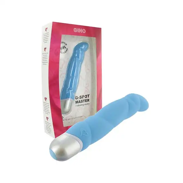Feelz Toys - Gino Vibrator Blue. Stymulacja punktu G.