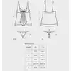 Obsessive  - Amanta babydoll i stringi. Rozmiar L/XL