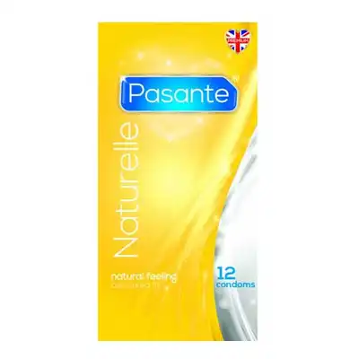 Pasante - Naturelle - Prezerwatywy o kształcie "easy-on". 12 sztuk.
