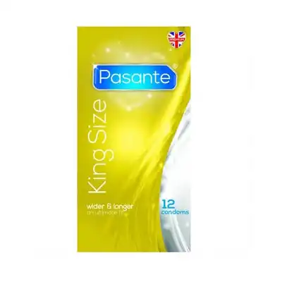 Pasante - King Size - Prezerwatywy większe niż standardowe. 12 sztuk.