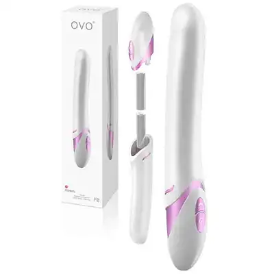 Ovo - Vibrator F8 White/ Pink