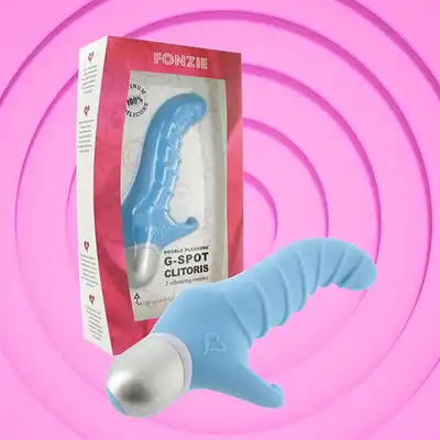 Feelz Toys - Fonzie Vibrator Blue. Stymulacja łechtaczki i punktu G.