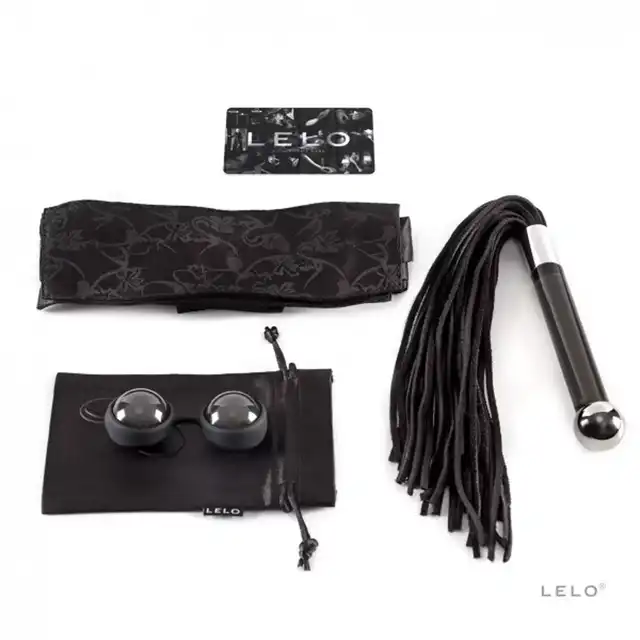 Lelo - Dare Me Pleasure Set. Zestaw: Kulki, pejcz, kajdanki.