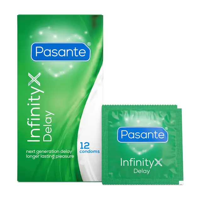 Pasante - Infinity - Prezerwatywy z żelem opóźniającym wytrysk
