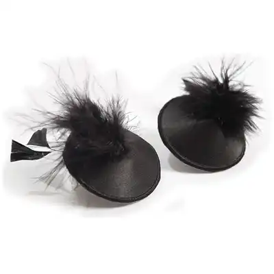 Bijoux Indiscrets - Burlesque Pasties Feathers. Zmysłowe nakładki na sutki. Mega sale!