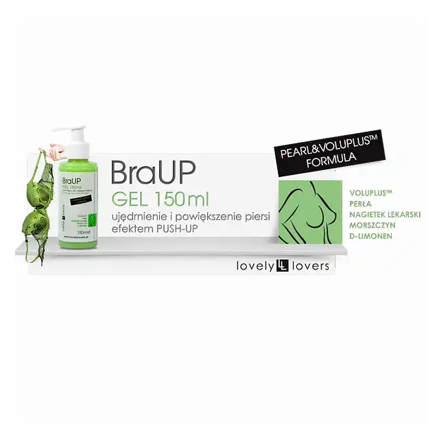 Lovely Lovers - BraUP Gel 150ml. Wspomaga powiększenie biustu!