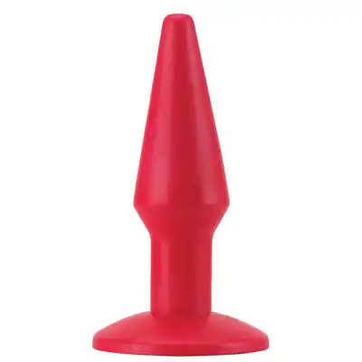 Pure - Czerwona wtyczka analna - Rozmiar M. 100% Silikon. Bestseller! Mega sale!