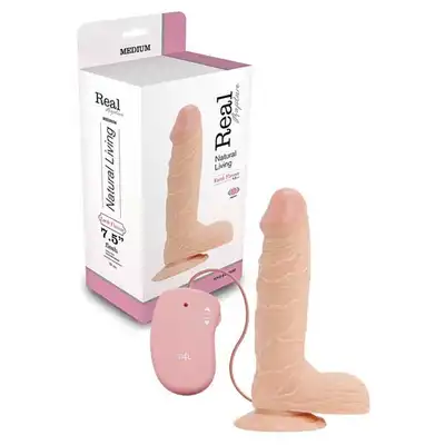 Real Rapture - Realistyczne Dildo Z Wibracjami. Medium. 19 cm.