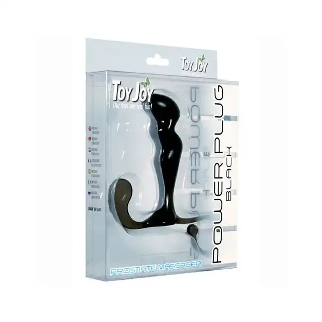 Toy Joy - Power Plug, prostate massager. Czarny stymulator prostaty. Najtaniej. Idealny.