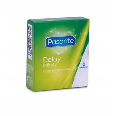 Pasante - Infinity - Prezerwatywy Z Żelem Opóźniającym Wytrysk.