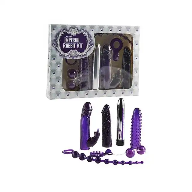 Toy Joy - IMPERIAL RABBIT KIT - Zestaw akcesoriów 7 sztuk.