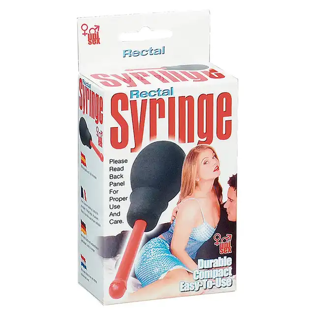 Rectal Synergie - Gruszka do lewatywy. Unisex. Nieduża, dla początkujących.