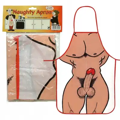 Apron Man - Zabawny fartuszek kuchenny z penisem dla mężczyzny.
