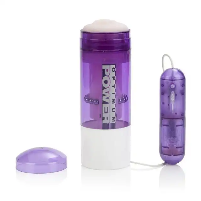 California Exotic Novelties - Optimum Power. Masturbator z ruchem poziomym i góra-dół