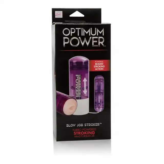 California Exotic Novelties - Optimum Power. Masturbator z ruchem poziomym i góra-dół