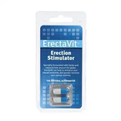 ErectaVit - Erection Stimulator 2 szt. Tabletki wspomagające erekcję. Bestseller!