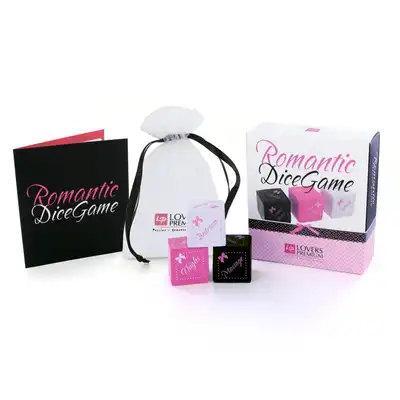 Lovers Premium - Kostki do gry. Dice Game romantic. Urocze, stylowe, idealne do gry wstępnej.