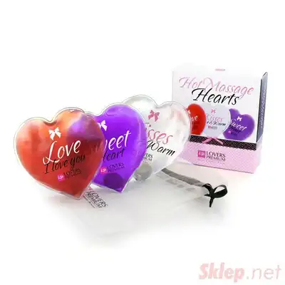 LoversPremium - Hot Massage Hearts. Rozgrzewające serduszka do masażu ciała.