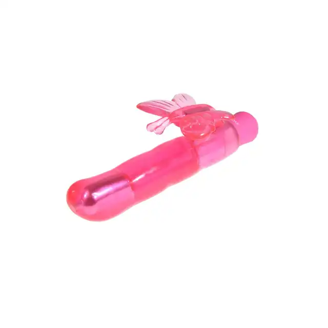 Evolved - Slenders Flutter Pink. Różowy wibrator do stymulacji punktu G oraz łechtaczki za pomocą skrzydełek motyla