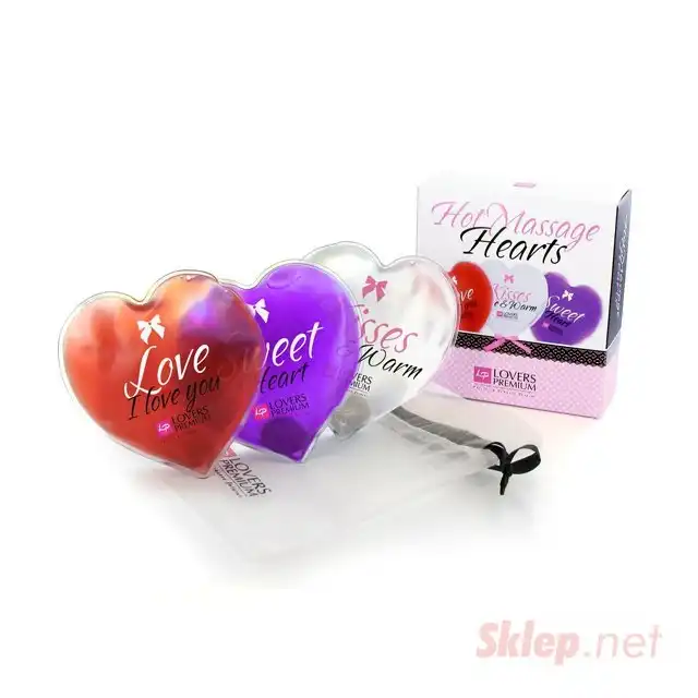 LoversPremium - Hot Massage Hearts. Rozgrzewające serduszka do masażu ciała.
