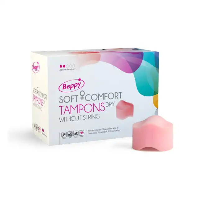 Beppy - Soft Comfort Tampons Dry. Komfortowy i niewyczuwalny tampon.