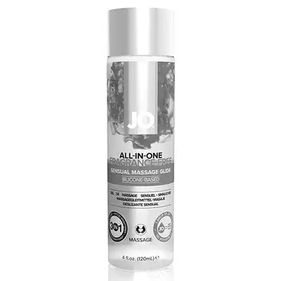System Jo -  All-In-One Massage Glide 120 ml. Wyjątkowy odżywczy silikonowy lubrykant o świetnej funkcji poślizgowej
